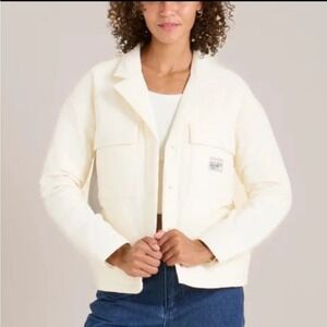 Roark Passport Plush Quilted Jacket Cream Seawool Insulation Women‎ XS